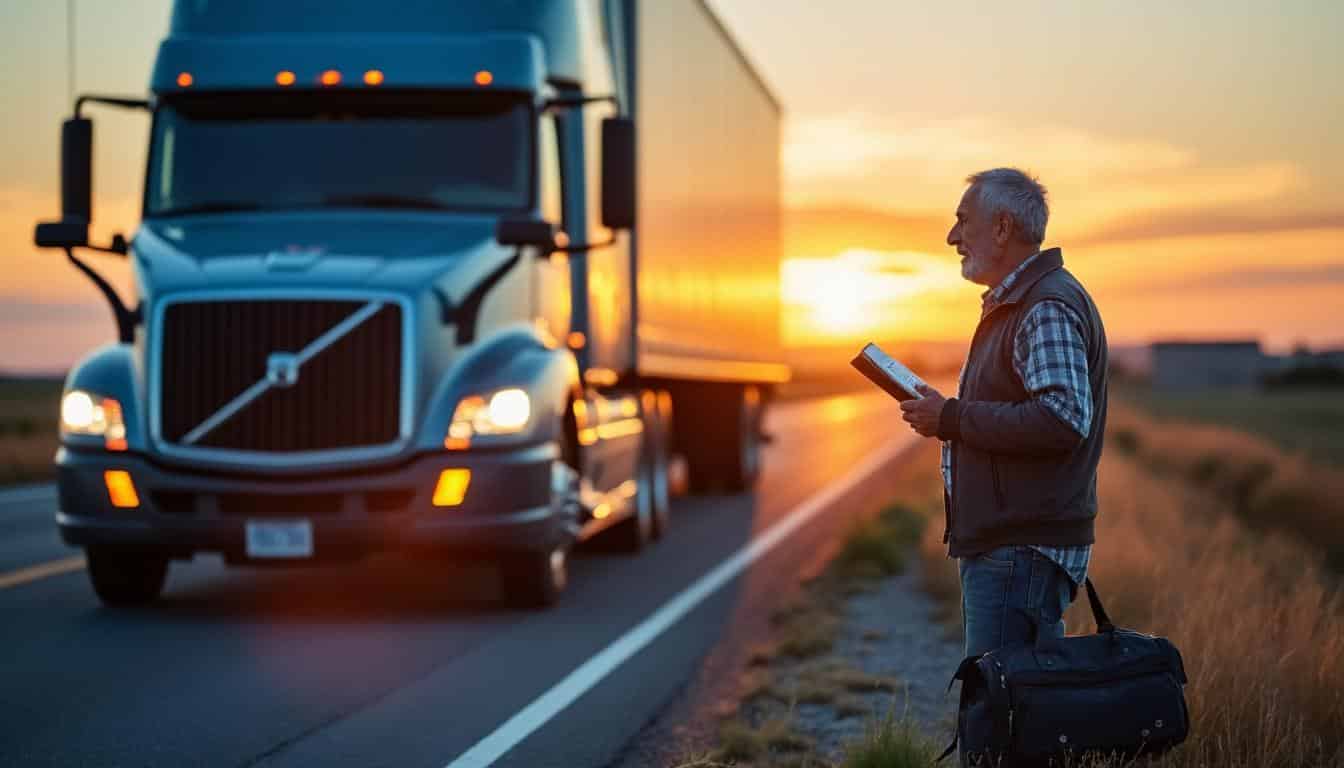 Illustration: Comprendre le congé de fin d’activité pour les chauffeurs routiers