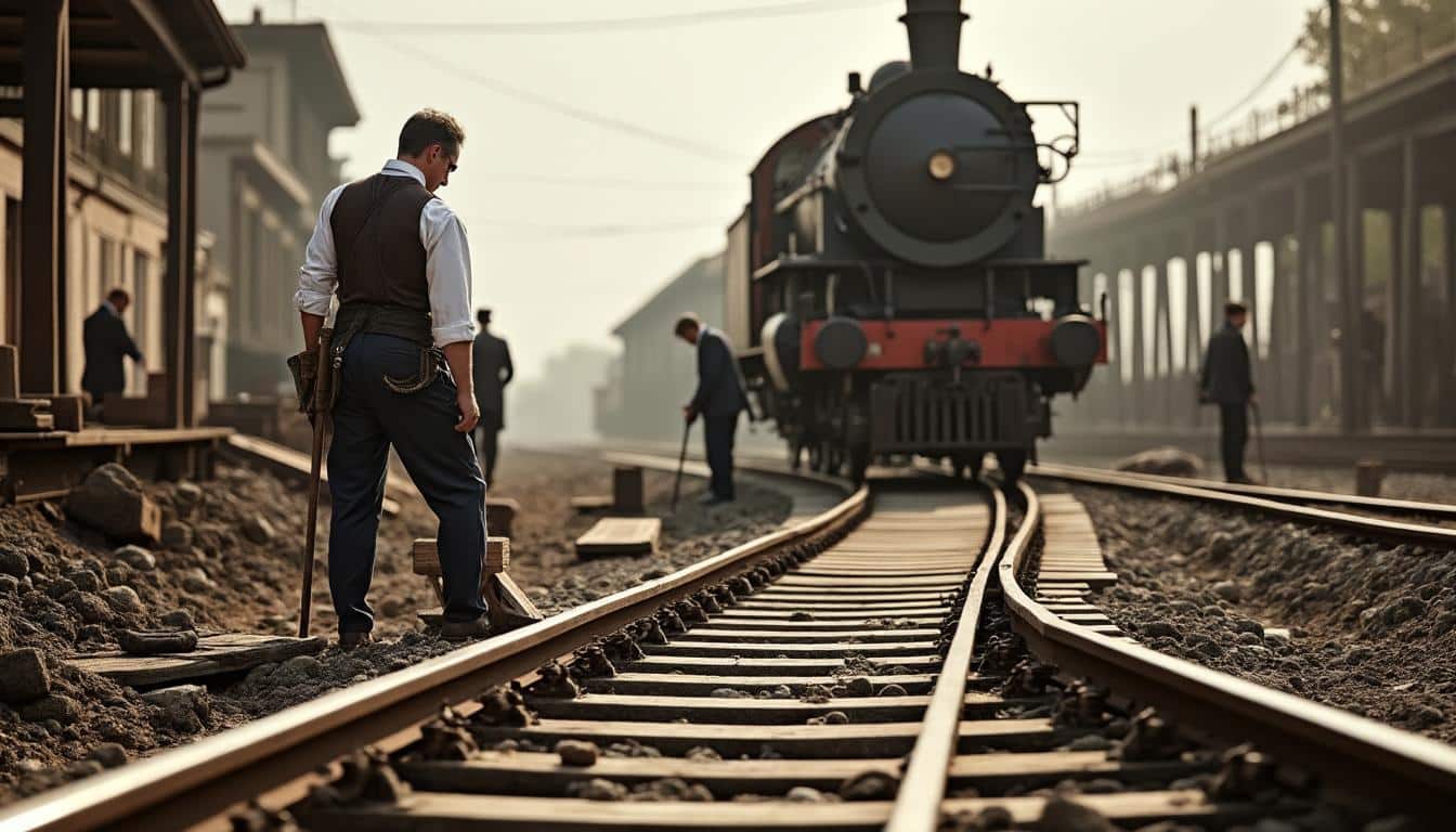 Illustration: Comment les origines ont façonné la naissance du chemin de fer en France