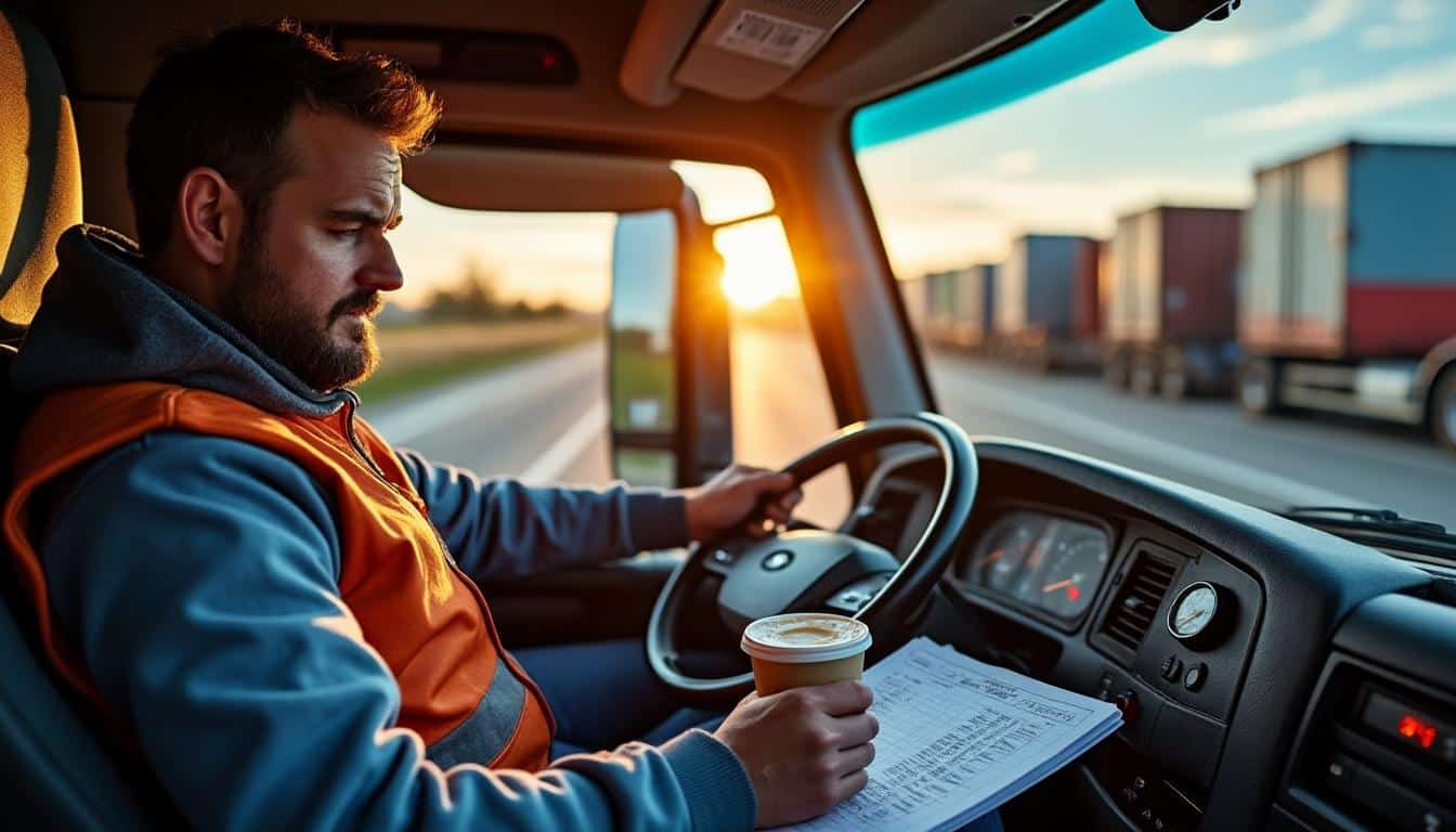 Illustration: Comprendre la réglementation des temps de conduite et de repos dans le transport routier