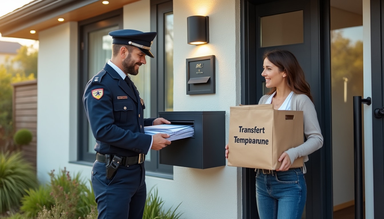 Illustration: Comprendre le mécanisme du transfert temporaire de courrier