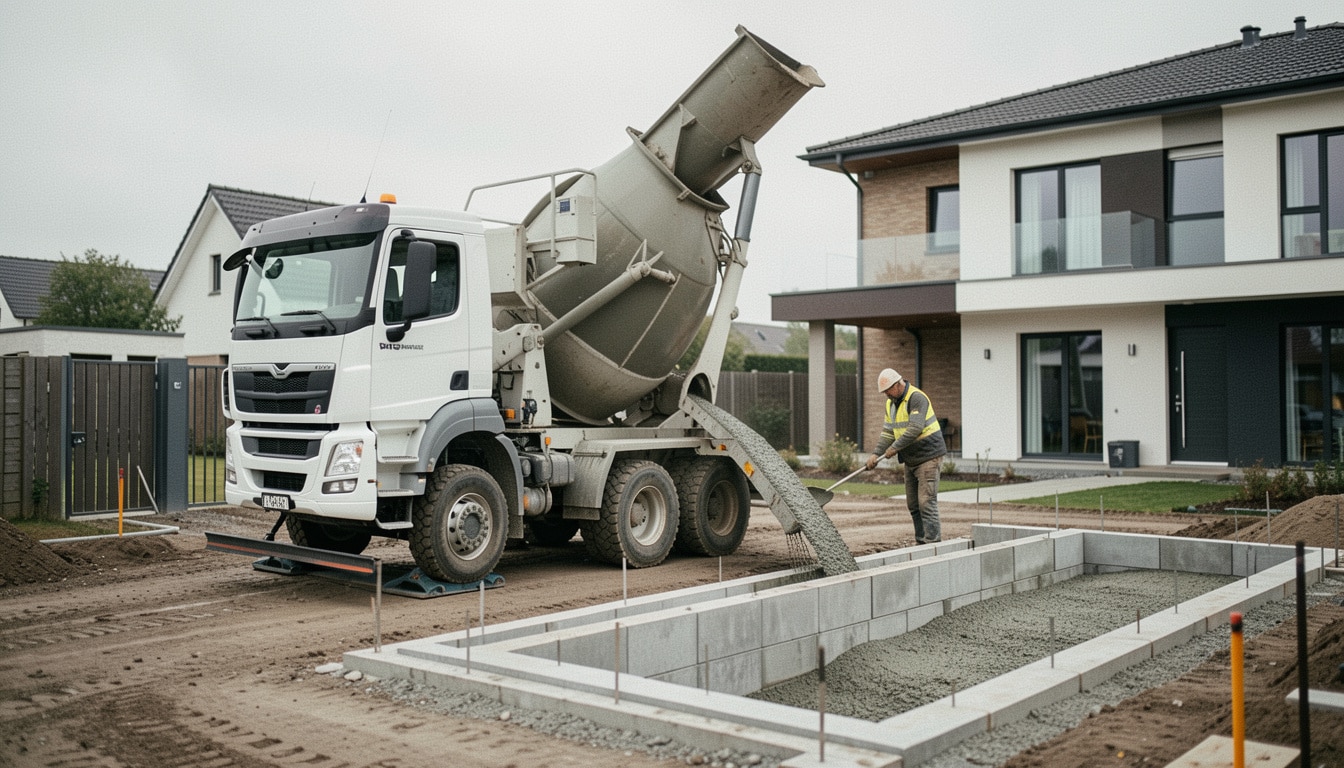 Camion toupie : capacités, accès et livraison du béton