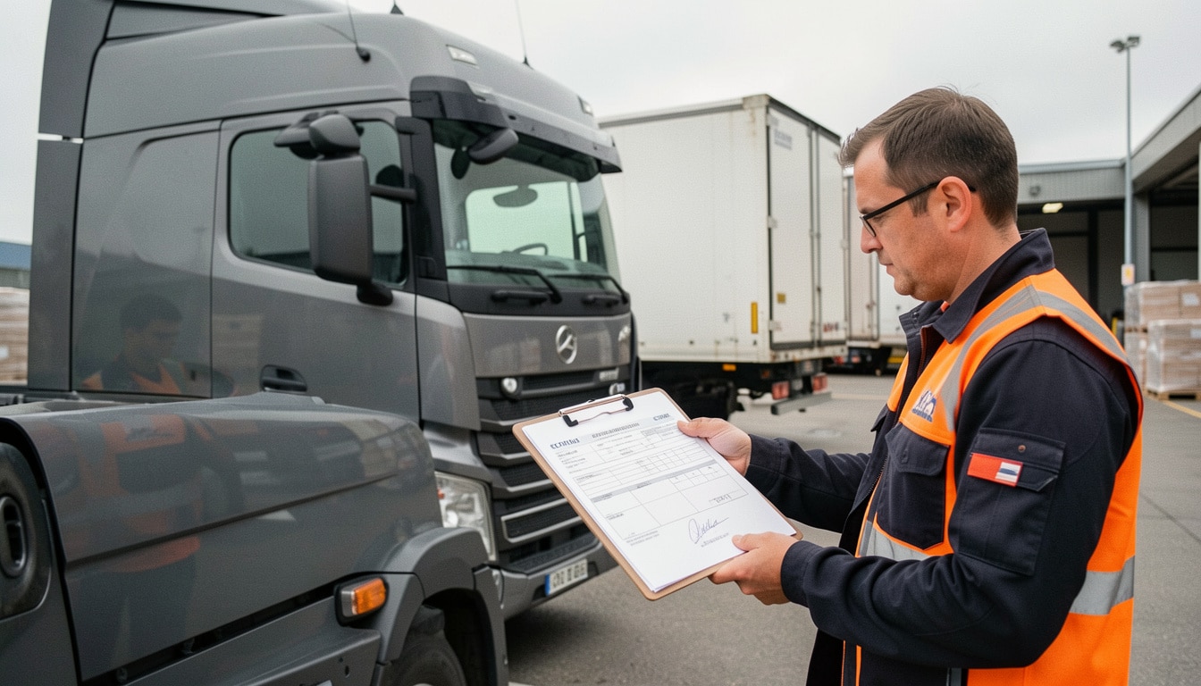 Lettre de voiture CMR en transport routier international