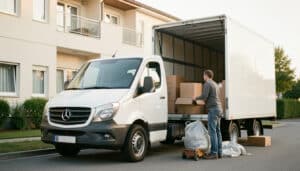 Camion de 20 m³ avec hayon pour déménager sereinement